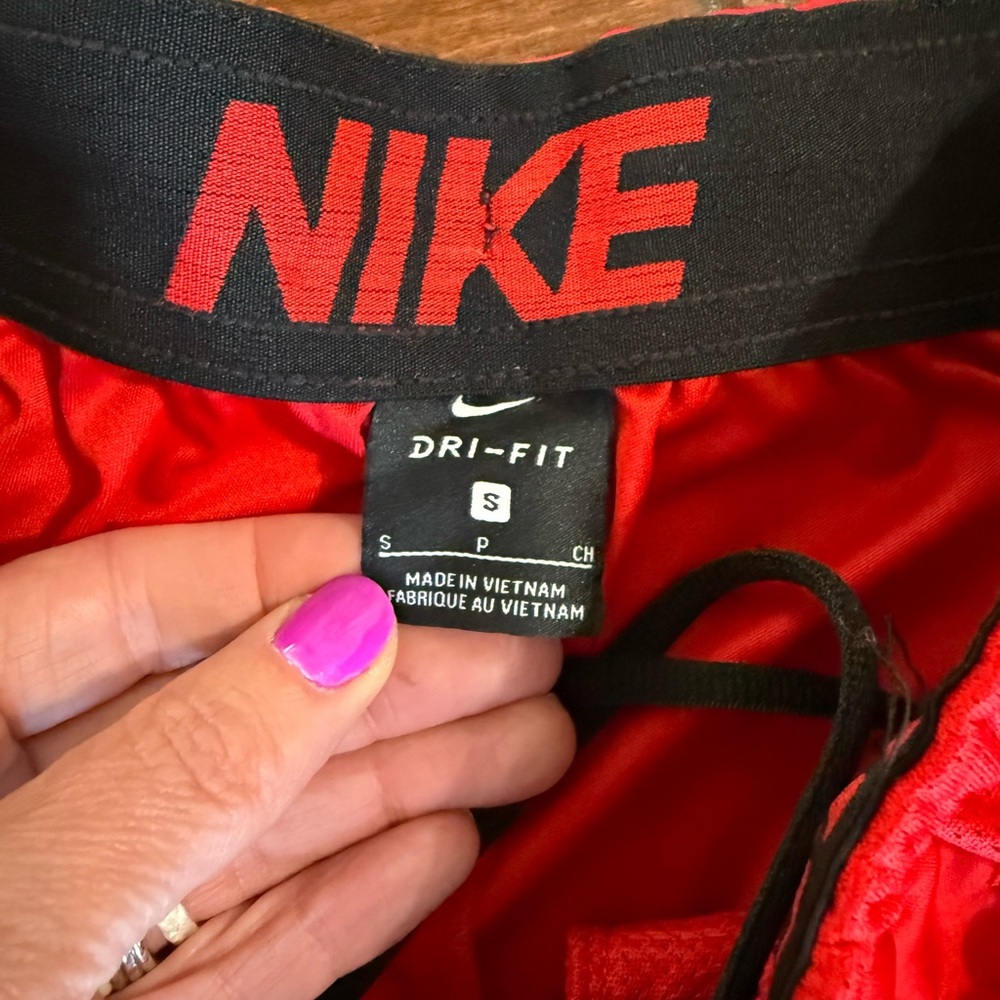 Nike Men's Dri Fit Red Athletic Shorts, Size Small - Picture 3 of 8
